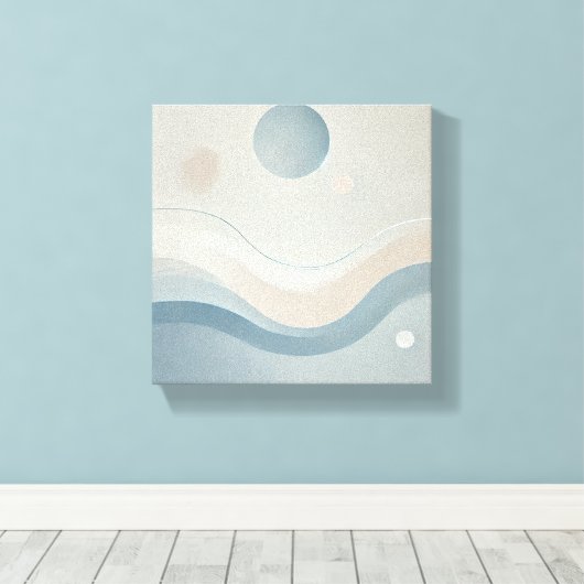 rustige essentie canvas afdruk (Insitu (Houten vloer))