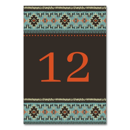 Rustige etnische tribale winterbruiloft kaart (Achterkant)