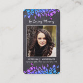 Rustige Eucalyptus Botanische gedenkbakkersKaart S Contactkaartje (Voorkant)