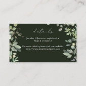 Rustige Eucalyptus - Details SM - Groen Informatiekaartje (Voorkant)