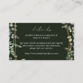 Rustige Eucalyptus & Gold 2 - Details SM Groen Informatiekaartje (Voorkant)