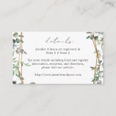 Rustige Eucalyptus & Gold 2 - Gegevens SM Informatiekaartje (Voorkant)