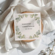 Rustige Eucalyptus Green & Gold Wedding