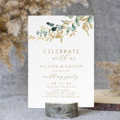 Rustige eucalyptus greenery boho kaart