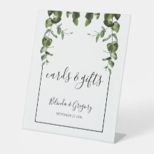 Rustige Eucalyptus Leaves Wedding Cards & Gifts