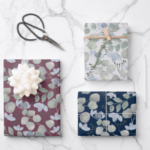 Rustige Eucalyputus Waterverf bruiloft Inpakpapier Vel