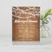 Rustige Fairy Lights repesial Dinner Kaart (Staand voorkant)