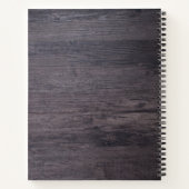 Rustige Familie recept Cookbook gepersonaliseerd Notitieboek (Achterkant)