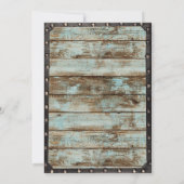 Rustige familiereünie Barn Wood Familieboom Kaart (Achterkant)