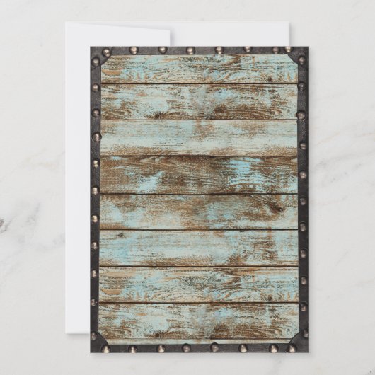 Rustige familiereünie Barn Wood Familieboom Kaart (Achterkant)