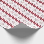 Rustige Farmhouse Red, Franse schoppenschaar Cadeaupapier (Hoek)