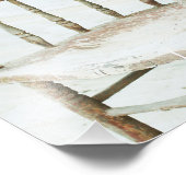 Rustige Farmhouse Spindle Stoel Foto Afdruk (Hoek)