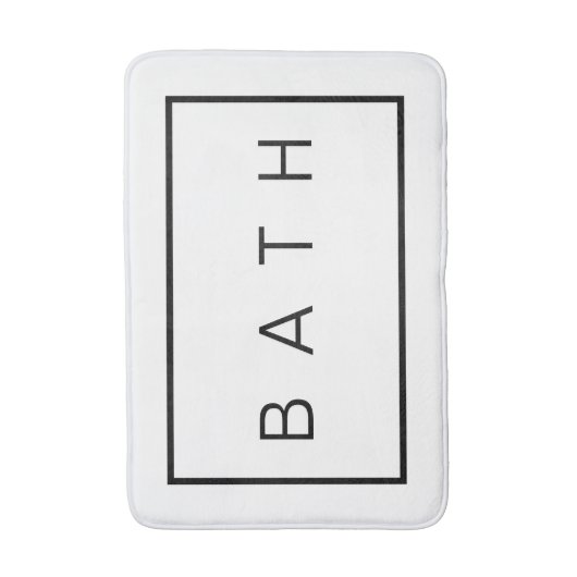 Rustige Farmhouse - zwart-wit - eenvoudig Badmat (Voorkant Verticaal)