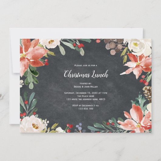 Rustige feestdag, kerstfeest of feestdag kaart (Voorkant)