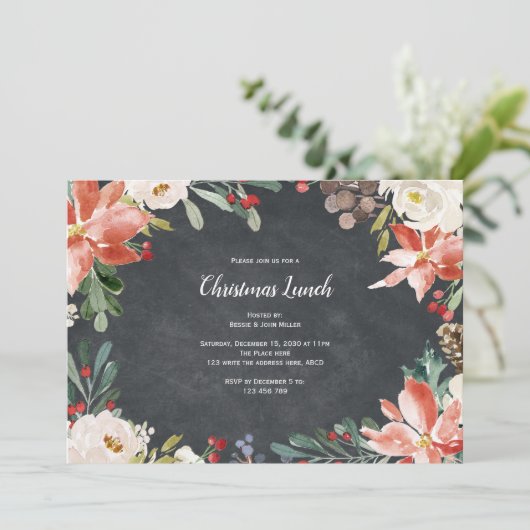 Rustige feestdag, kerstfeest of feestdag kaart (Staand voorkant)