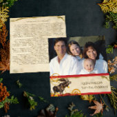 Rustige feestdag Moose kerstkaart Kaart