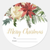 Rustige feestdag sticker Kerst sticker Gift (Voorkant)