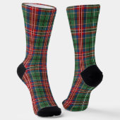 Rustige Feestdagen Clan MacCulloch Tartan Sokken (Gebogen)
