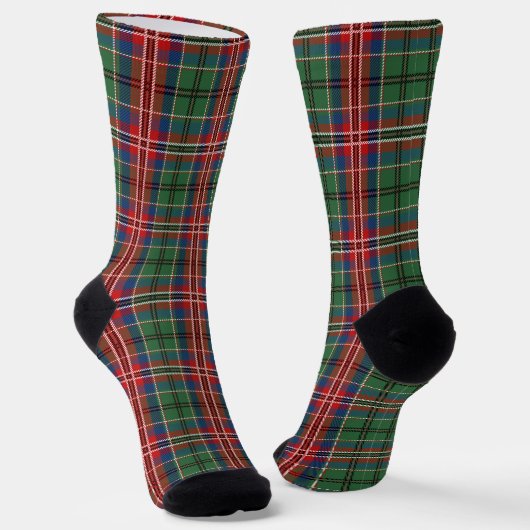 Rustige Feestdagen Clan MacCulloch Tartan Sokken (Gebogen)