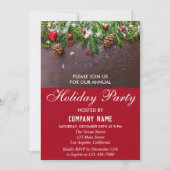 Rustige feestelijke feestdag in Red Company Kaart (Voorkant)