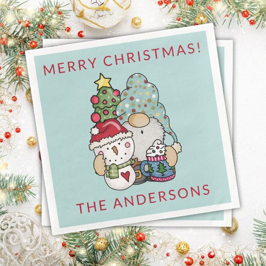 Rustige feestelijke feestelijke feestdag servet