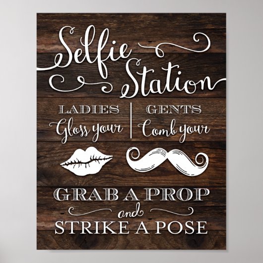Rustige FIE STATION GRAB A PROP Sign Print (Voorkant)