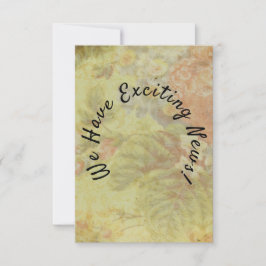 Rustige  Floral bespaart de datum