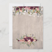 Rustige Floral Lichten die we alleen zagen Kaart (Achterkant)