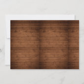 Rustige Floral Wood Surprise Kaart (Achterkant)