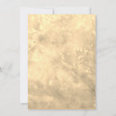 Rustige florale bruidebruidebruiloft kaart (Achterkant)