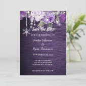 Rustige florale bruiloft met uitzondering van de d aankondiging (Staand voorkant)