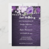 Rustige florale bruiloft met uitzondering van de d aankondiging (Voorkant)