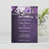 Rustige florale bruiloft met uitzondering van de d aankondiging (Staand voorkant)