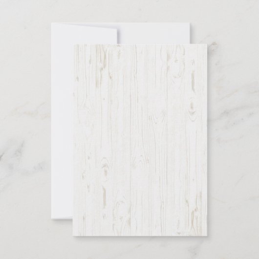 rustige florale decor | Baptisme-uitnodiging Kaart (Achterkant)