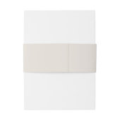 Rustige florale initialen bruiloft uitnodigingen wikkel (Achterkant Voorbeeld)