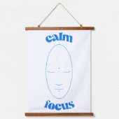 Rustige focus hangend wandkleed (Voorkant)