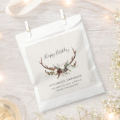 Rustige foliage floral and stag bedankzakje (Geknipt)
