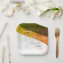 Rustige Forest Green Gold Cream Streams op maat