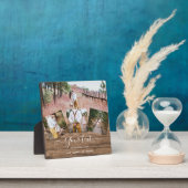Rustige FOTO COLLAGE Cadeautekst Unieke unieke tek Fotoplaat (Insitu)
