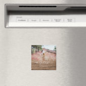 Rustige FOTO COLLAGE Cadeautekst Unieke unieke tek Magneet (Insitu (Vaatwasser))