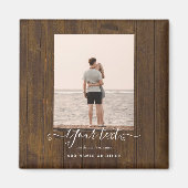 Rustige FOTO geeft aangepaste tekstvrienden Magneet (Voorkant)