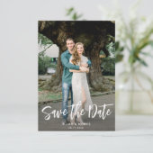 rustige foto van het borstelmanuscript sparen de d kaart (Staand voorkant)