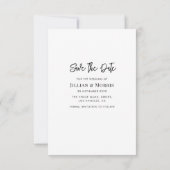 rustige foto van het borstelmanuscript sparen de d kaart (Achterkant)