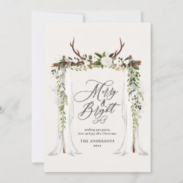 Rustige fotogeniek en felle christelijke christsma save the date