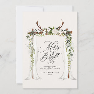 Rustige fotogeniek en felle christelijke christsma save the date