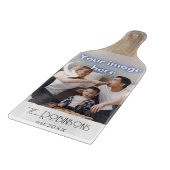 Rustige fotosjabloon Aangepaste kalligrafie Snijplank (Hoek)