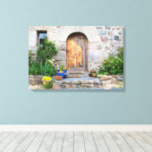 Rustige Franse Gîte in Bretagne Frankrijk Canvas Afdruk (Insitu (Houten vloer))