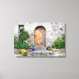 Rustige Franse Gîte in Bretagne Frankrijk Canvas Afdruk