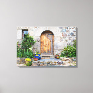 Rustige Franse Gîte in Bretagne Frankrijk Canvas Afdruk