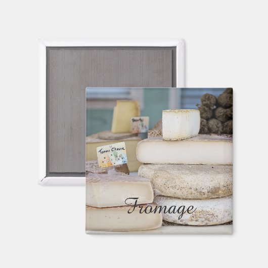Rustige Franse kaasselectie Magneet (Voorkant / Achterkant)
